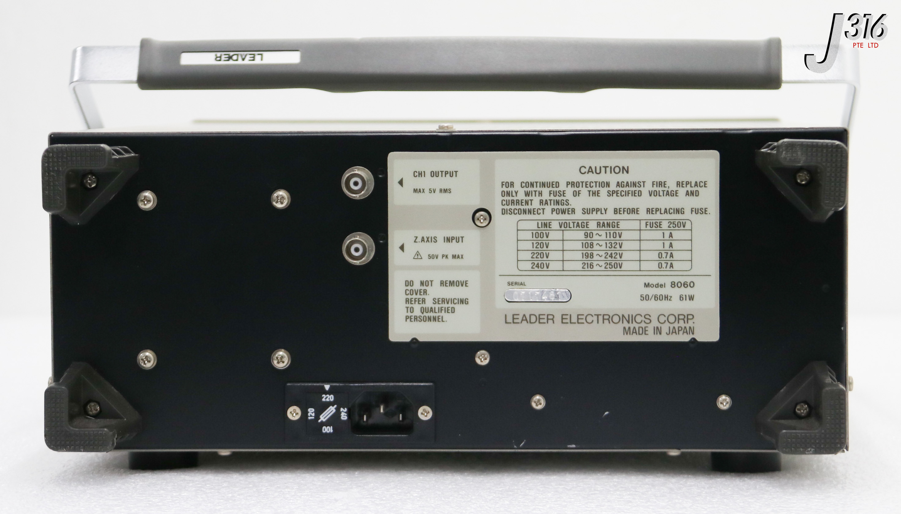 36283 LEADER OSCILLOSCOPE 60MHZ 8060 | eBay